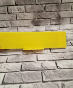 20cm reg plaque on base, 6cm tall