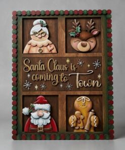 Large Frame interchangeable - Santa is coming