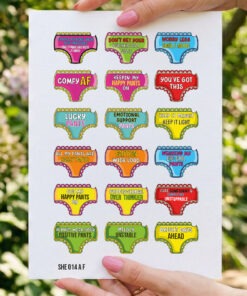 Alternative view of UV DTF – SHE 014 various sheets of pants!