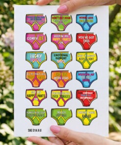 UV DTF – SHE 014 various sheets of pants!
