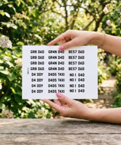 UV DTF – SHE 012 sheet of Dads reg's
