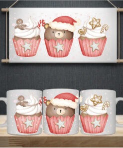 Sublimation sheet - Mug wrap 11oz - 061 teddy mug