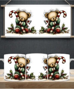 Sublimation sheet - Mug wrap 11oz - 064 Teddy