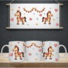 Sublimation sheet - Mug wrap 11oz - 068 Pony