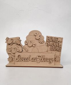 Alternative view of Sweet Bee with block on base