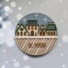 Gingerbread Village 23cm plaque