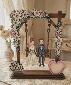 Wedding Swing with flowers