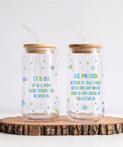 UV DTF – WRP 107 - Libbey wrap Blue reminder