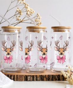 UV DTF – WRP 129 - Libbey wrap reindeer