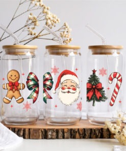 UV DTF – WRP 138- Libbey wrap Christmas