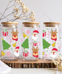 UV DTF – WRP 141 - Libbey wrap Christmas