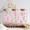 UV DTF – WRP 149 - Libbey wrap Pink trees