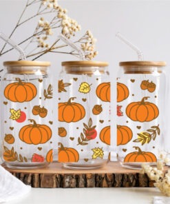UV DTF – WRP 150 - Libbey wrap Pumpkin