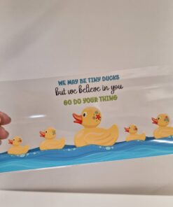 Alternative view of UV DTF – WRP 110 - Libbey wrap Duck we may be tiny