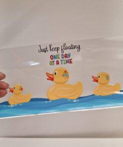 Alternative view of UV DTF – WRP 111 - Libbey wrap Duck just keep floating