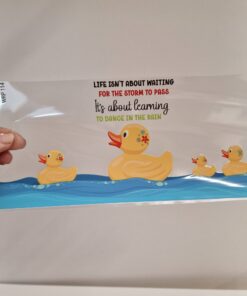 Alternative view of UV DTF – WRP 114 - Libbey wrap Duck Life isn't
