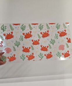Alternative view of UV DTF – WRP 123- Libbey wrap Crab bow