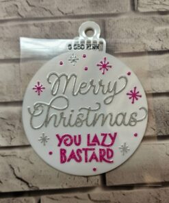 UV DTF – C 050 Merry Christmas you lazy - Image 6
