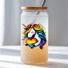 UV DTF – DEC 184 10cm decal for Libbey - unicorn