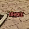A'hole keyring 2 layers - 4 pack