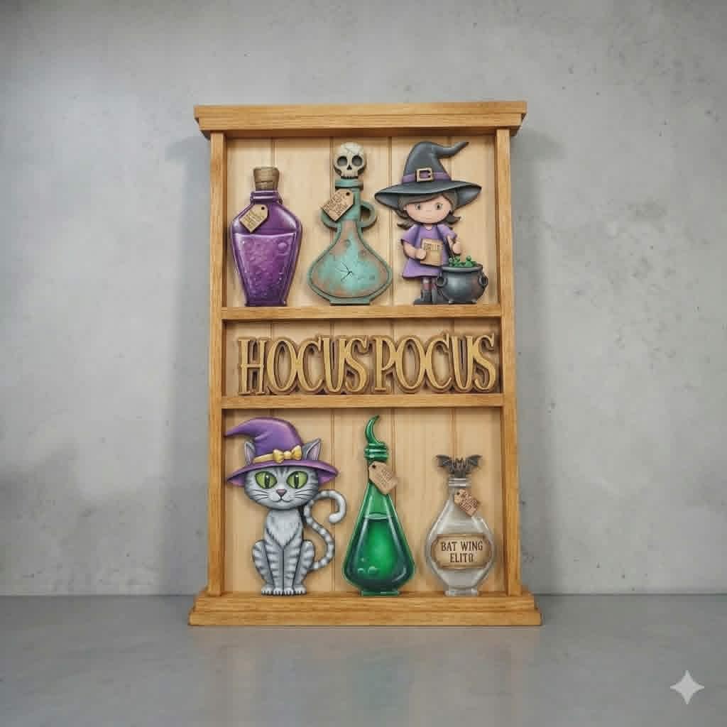 Bookcase interchangeable - Hocus Pocus