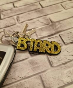 B'tard keyring 2 layers - 4 pack
