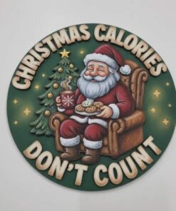 Christmas calories Santa cookies 23
