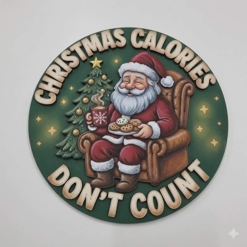 Christmas calories Santa cookies 23