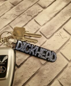 Dickhead keyring 2 layers - 4 pack