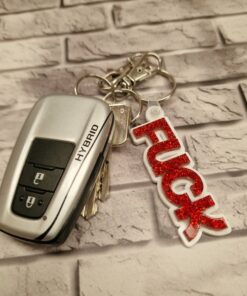 Fuck keyring 2 layers