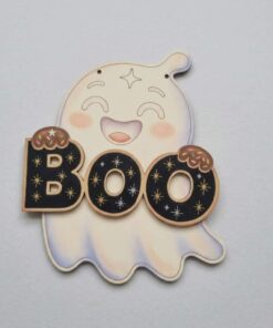 Ghost hold boo text 20cm