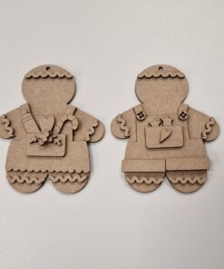 Alternative view of Gingerbreads in overalls