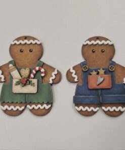 Gingerbreads in overalls