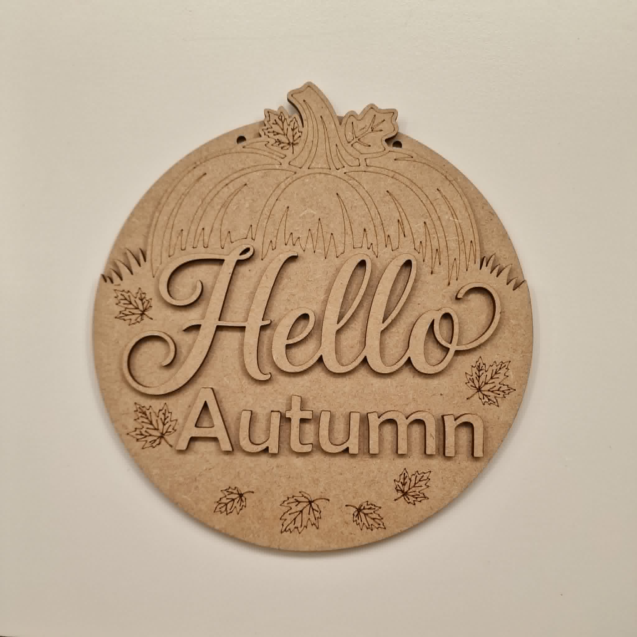 Hello Autumn Pumpkin Grass 20cm