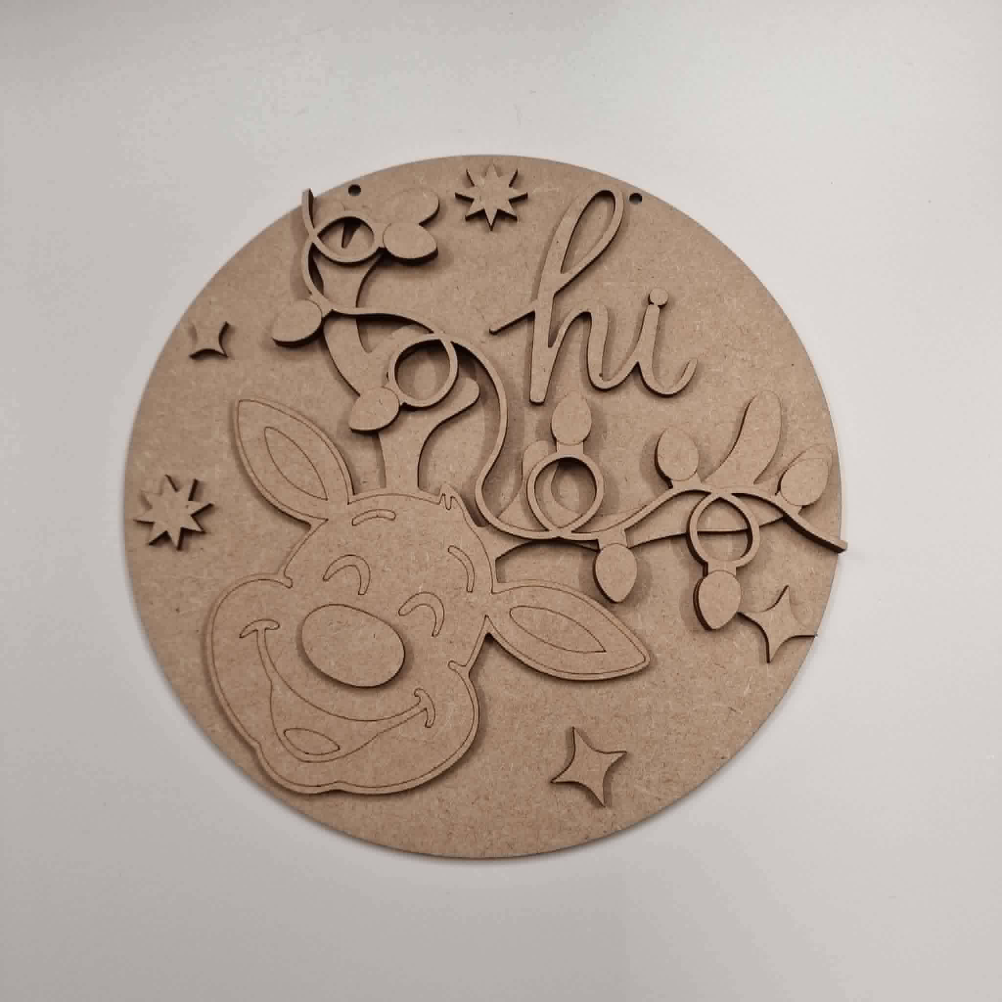 Hi Cheeky Reindeer 23cm round - Image 2