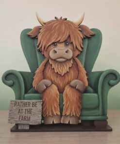 Alternative view of Highland shelf sitter with optional sofa