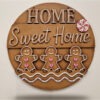 Home Sweet Ginger home 23cm round