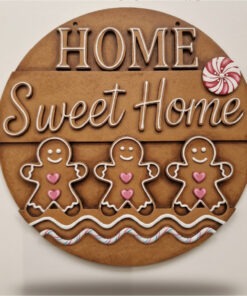 Home Sweet Ginger home 23cm round