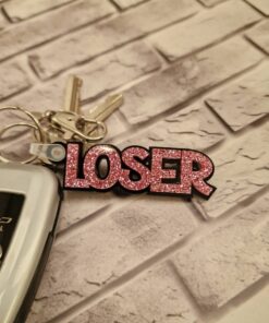 Loser keyring 2 layers - 4 pack
