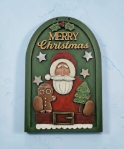 Merry Christmas Prim Santa Arch