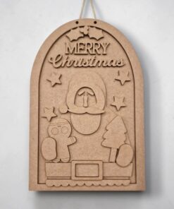 Merry Christmas Prim Santa Arch