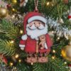 Bedtime Santa bauble