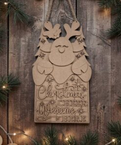 Alternative view of Reindeer chimney bauble