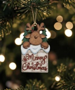 Reindeer chimney bauble