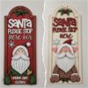 Santa Stop Here Tall Arch Personalised Frame