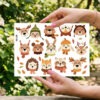 UV DTF – SHE 036 sheet of woodland heads