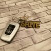 Shite keyring 2 layers - 4 pack