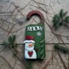 Snow snowmas doorhanger