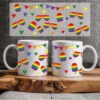 Sublimation sheet - Mug wrap 11oz - 074 Pride lollies
