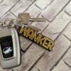Wanker keyring 2 layers - 4 pack